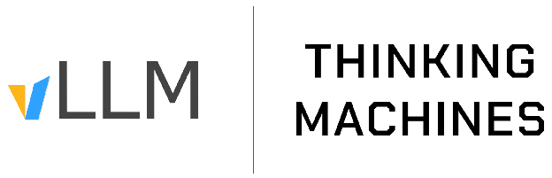 vLLM and Thinking Machines logos